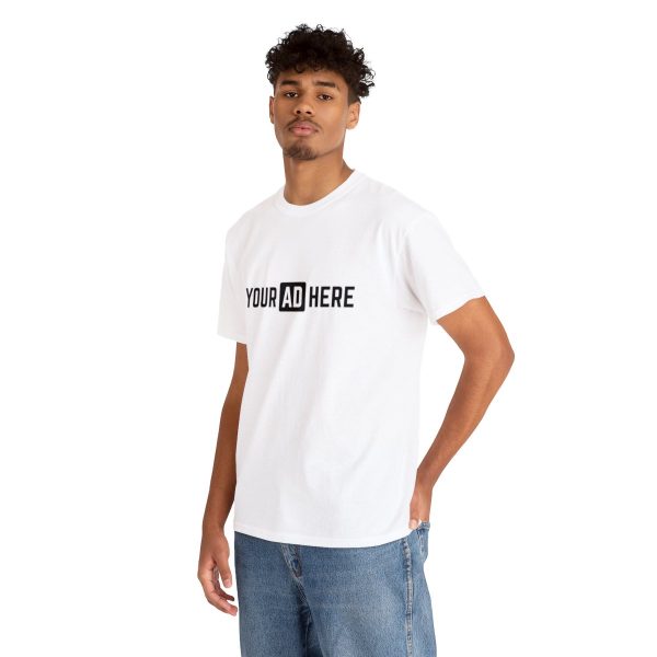 Your Ad Here Unisex Heavy Cotton T-Shirt - Image 18