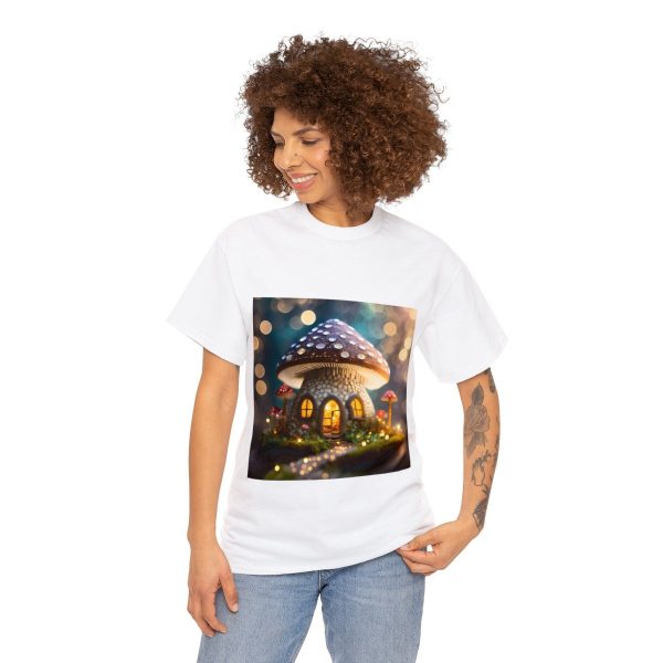 Mushroom Home Cotton T-Shirt - Image 13