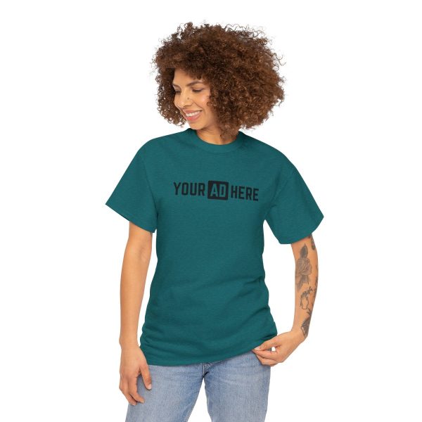 Your Ad Here Unisex Heavy Cotton T-Shirt - Image 121