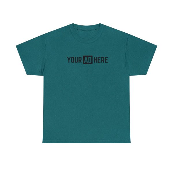 Your Ad Here Unisex Heavy Cotton T-Shirt - Image 122