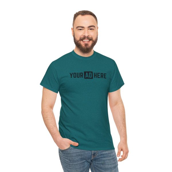 Your Ad Here Unisex Heavy Cotton T-Shirt - Image 125