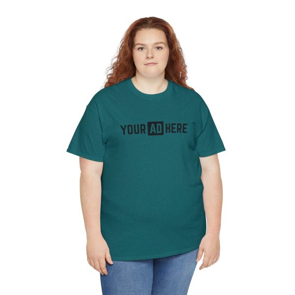 Your Ad Here Unisex Heavy Cotton T-Shirt - Image 127