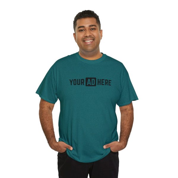 Your Ad Here Unisex Heavy Cotton T-Shirt - Image 128