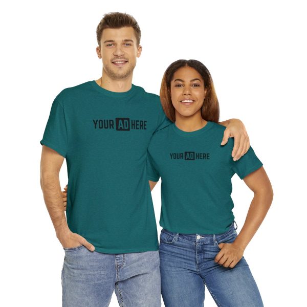 Your Ad Here Unisex Heavy Cotton T-Shirt - Image 130
