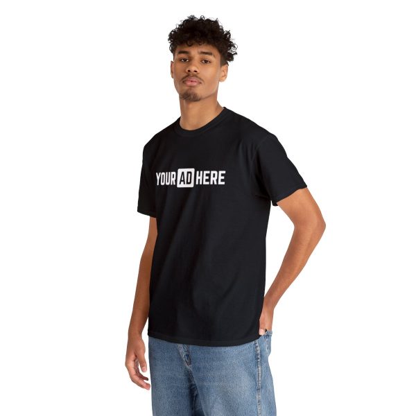Your Ad Here Unisex Heavy Cotton T-Shirt - Image 6