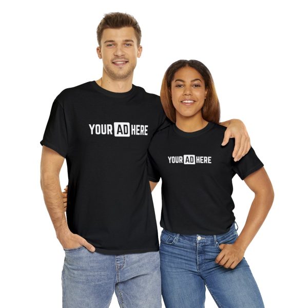 Your Ad Here Unisex Heavy Cotton T-Shirt - Image 10