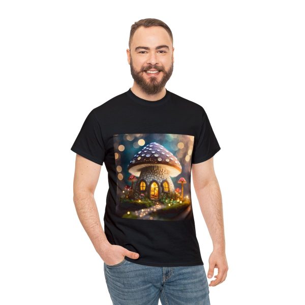Mushroom Home Cotton T-Shirt - Image 41