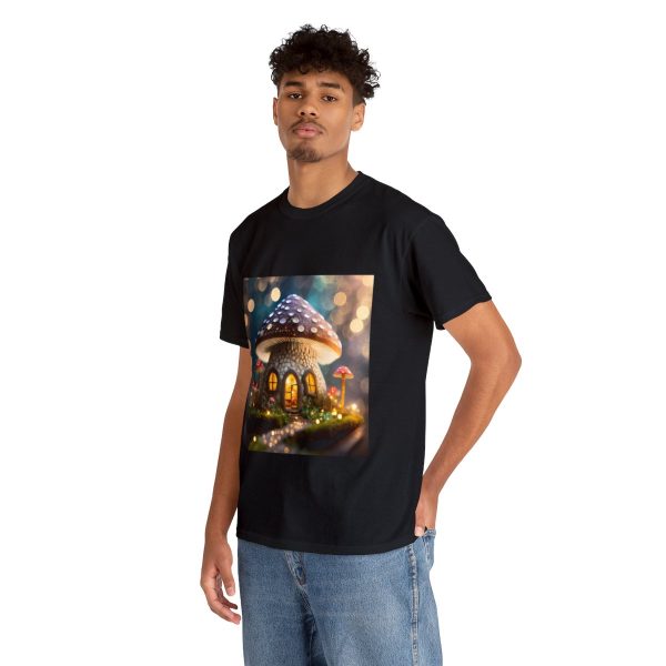 Mushroom Home Cotton T-Shirt - Image 42