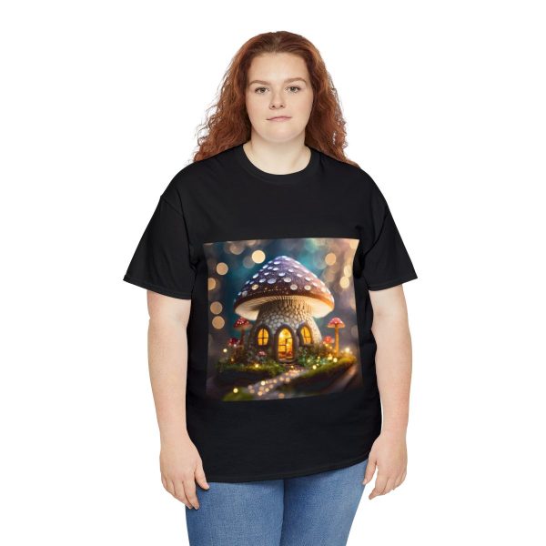 Mushroom Home Cotton T-Shirt - Image 43