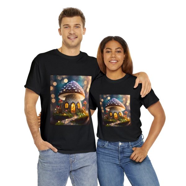 Mushroom Home Cotton T-Shirt - Image 46