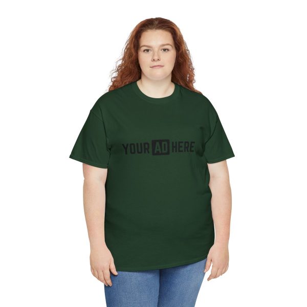Your Ad Here Unisex Heavy Cotton T-Shirt - Image 79