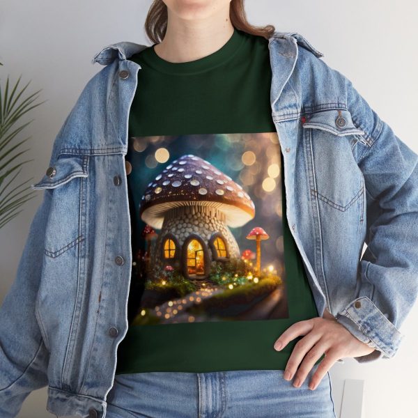 Mushroom Home Cotton T-Shirt - Image 117