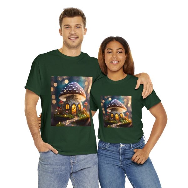 Mushroom Home Cotton T-Shirt - Image 118