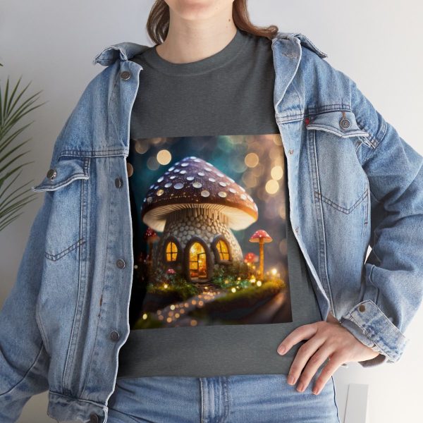 Mushroom Home Cotton T-Shirt - Image 129