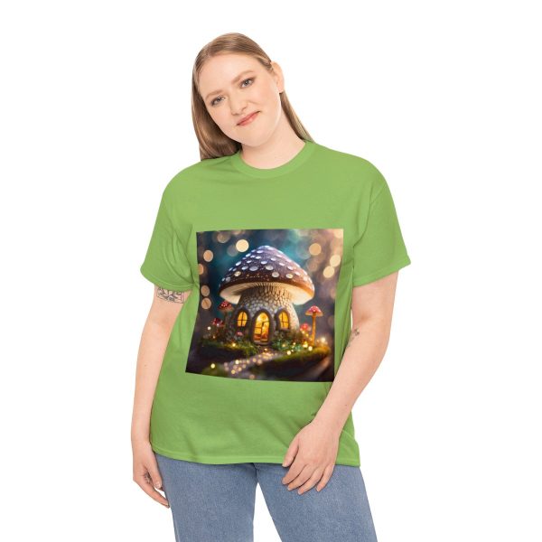 Mushroom Home Cotton T-Shirt - Image 100