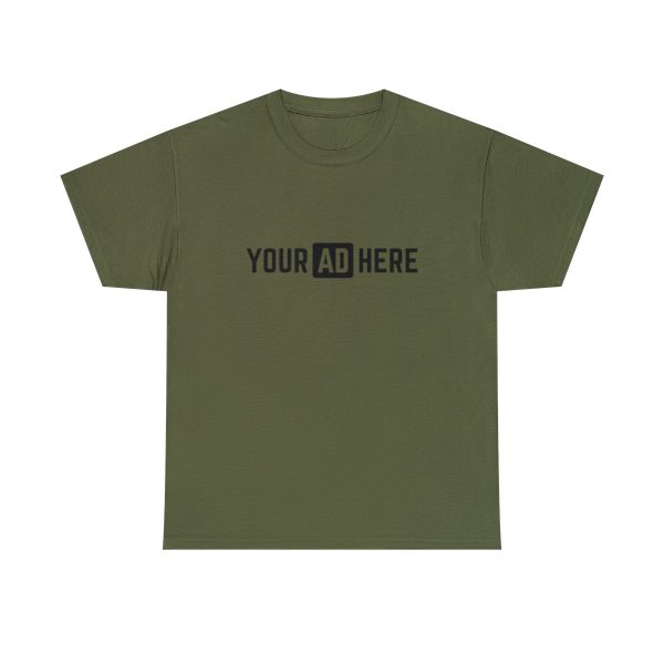 Your Ad Here Unisex Heavy Cotton T-Shirt - Image 62
