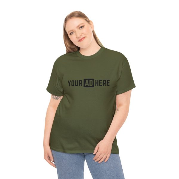 Your Ad Here Unisex Heavy Cotton T-Shirt - Image 64