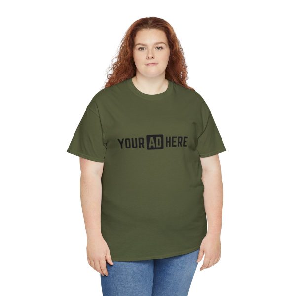 Your Ad Here Unisex Heavy Cotton T-Shirt - Image 67