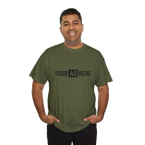 Your Ad Here Unisex Heavy Cotton T-Shirt - Image 68