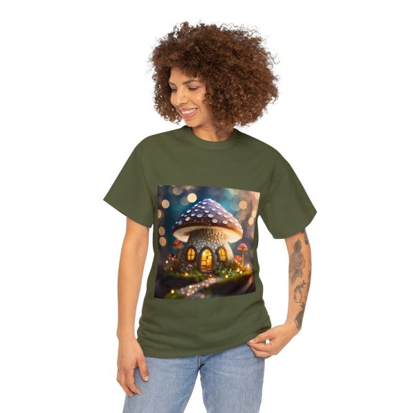 Mushroom Home Cotton T-Shirt - Image 85