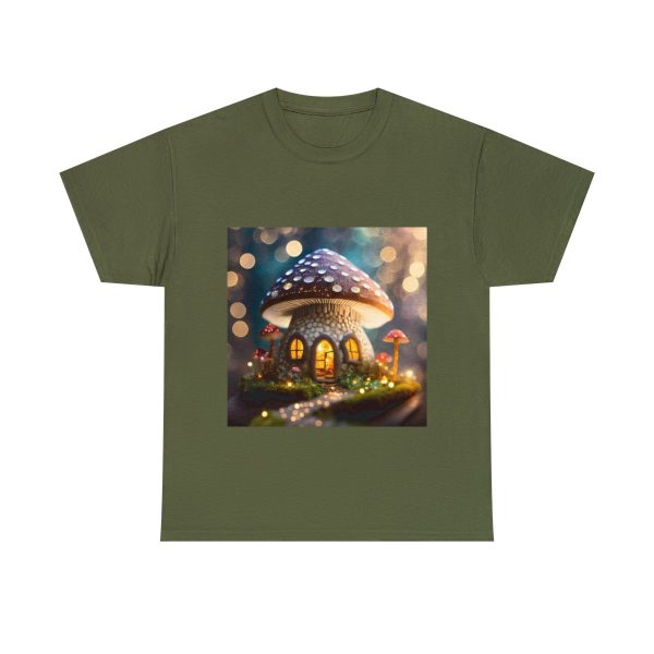 Mushroom Home Cotton T-Shirt - Image 86