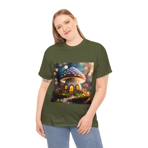 Mushroom Home Cotton T-Shirt - Image 88