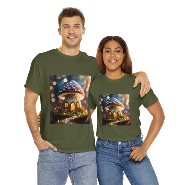 Mushroom Home Cotton T-Shirt - Image 94